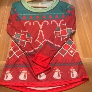 NWT Christmas small/medium long sleeve tee